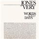 Jones Very - Words And Days